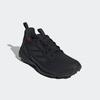 Wanderschuh ADIDAS TERREX, Gr. 45, schwarz (core schwarz, core schwarz, grau four), Textil, Synthetik, sportlich, Schuhe, wasserdicht