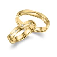 Partnerring MARRYA Titan Ringe Trauringe Eheringe Partnerringe Gr. 62, gold (damen ring, gold), Fingerringe, Damen, 62, Titan