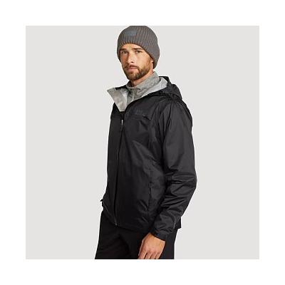 Eddie Bauer Men's Packable Cloud Cap Waterproof Waterproof Rain Jacket Lightweight - Black - Size XXXL