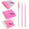 TEMU 200-piece Eyelash Extension Kit: Disposable Micro-cotton Swabs, Mascara Wands & Lip Brushes - Fragrance- Tools Set