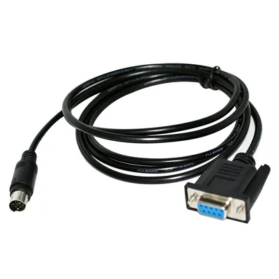 D-SUB 9 PIN DB9 FEMALE TO MINI DIN 8P MD8 MALE ADAPTER RS232 SERIAL DATA TRANSFER CABLE FOR APPLE QUICKTAKE 100 150 CAMERA TO PC