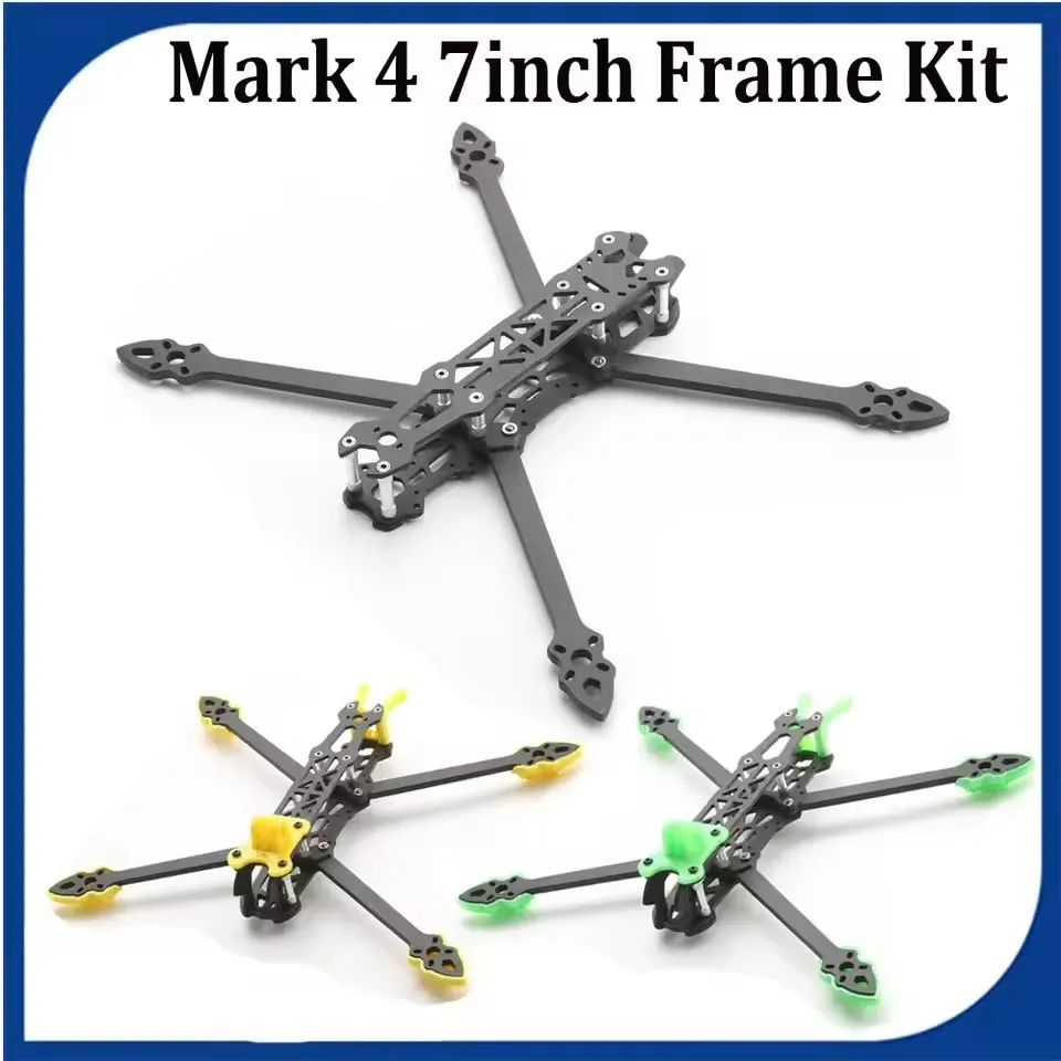 Telaio per Drone da Corsa FPV Mark4 Mark 4 da 5 Pollici (225mm) / 7 Pollici (295mm) / 8 Pollici (375mm) / 10 Pollici (473mm) per Freestyle