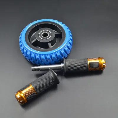 Great Easy to Assemble Ab Wheel Roller Working Out Single-wheel Stable Abdominal Power Exercise