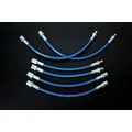 FIT BMW E30 Kit linea freno in acciaio inox Kit 1-6 pezzi approvato DOT rosso blu argento