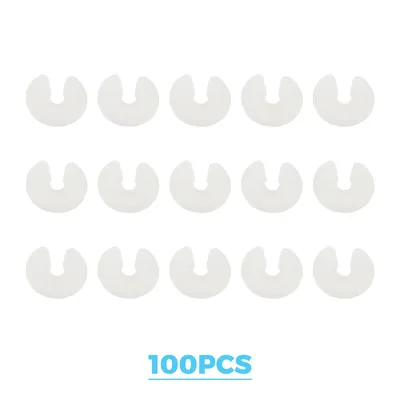 100pcs/lot 19.5mm Gas Water Heater Brass Control Valve Core Plastic White Cap Cover Water Heater Replacement Parts
