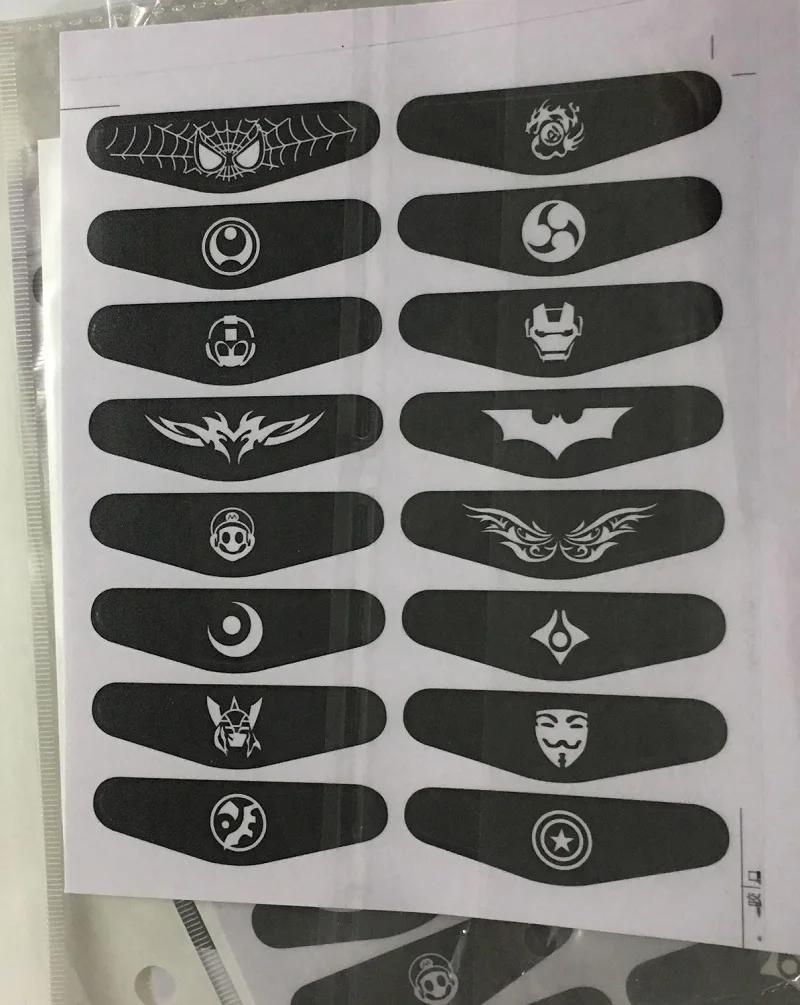 30Pcs Game LED Light Bar Cover Decal Skin Stickers For PS4 SLIM PRO Controller Gamepad Sticker for PlayStation 4