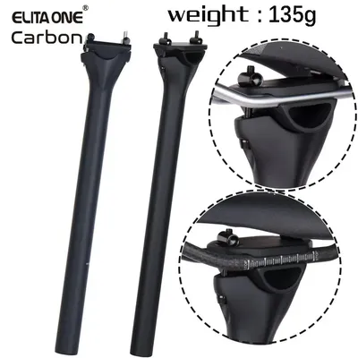 ELITA ONE MTB Carbon Fiber Seat Post 27.2/30.9/31.6mm Mountain/Road Bike Seatpost UD Matte Bicycle