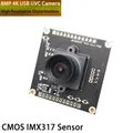 Modulo fotocamera HD 4K 8MP con sensore Sony IMX317 3840*2160 USB Plus senza distorsione ad alta risoluzione e riproduzione per il riconoscimento facciale