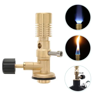 Portable Gas Burner Head Bunsen Burner Laboratory Gas Burner Head Heating Supply Outdoor Stove Camping Hiking Gas Burner