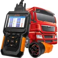 D50 OBD2 Scanner lettore di codici per Auto e camion Heavy Duty HD Diesel Diagnostic Scan Tool 2 in 1 Auto Clear Check luce di guasto del motore