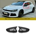 Per Volkswagen Scirocco MK3 2 pz Nero Lucido Auto Specchietto retrovisore Tappi di Copertura Trim Borsette Telaio Scirocco 3TH TSI TDI R 2009-2015