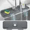 Kitchen Faucet Silicone Splash Mat, Sink Drainage Mat, Sink Collection Mat, Drainage Drying Mat,