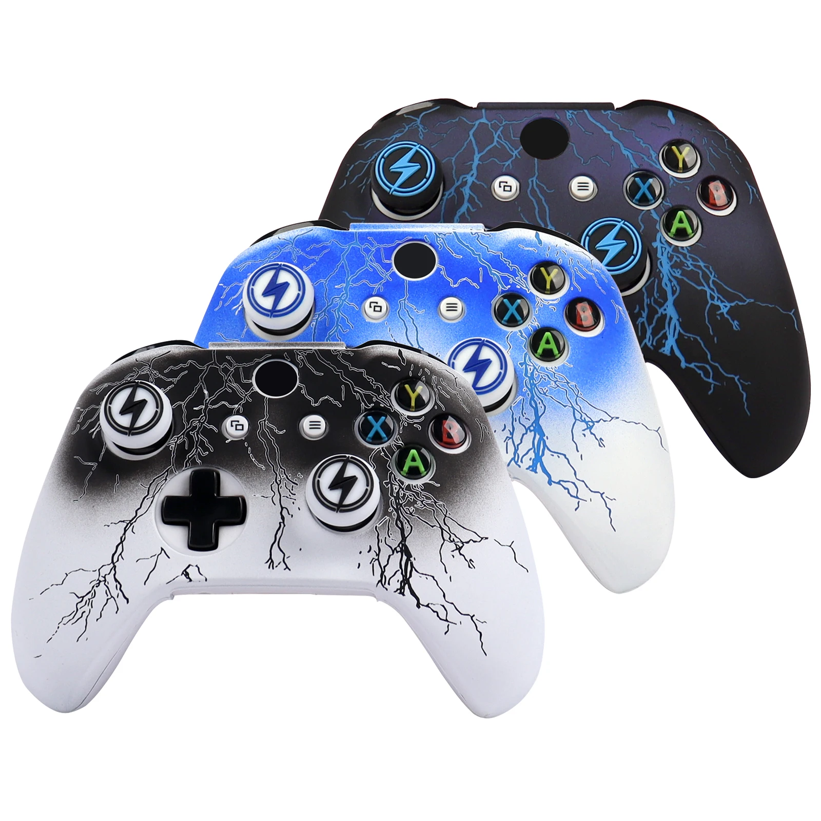 Laser Carving Soft Silicone Cover For Xbox One S Controller Skin Case Gamepad Joystick Accessories for Xbox One X