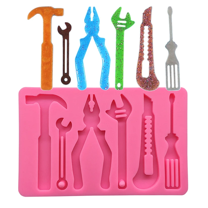 Hardware Tools Silicone Sugarcraft Mold Resin Tools Cupcake Chocolate Baking Mold Fondant Cake Decorating Tools