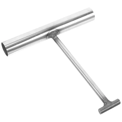 Roller Shutter Door Hook Manhole Cover Hook Stainless Steel Lifter T Shape Pull Tool Gutter Drainage Grate Opener Heavy Duty