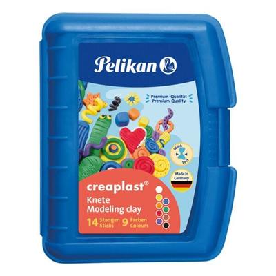 14 Stangen Kinderknete »Creaplast« blaues Etui, Pelikan