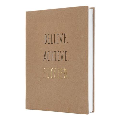 Notizbuch »Jolie Pure Success« liniert A5 Hardcover braun, Sigel