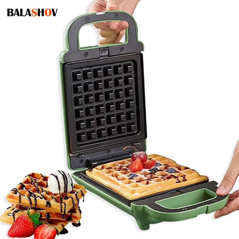 Multifunktions elektrische Sandwich Maker Toaster machen Maschine Frühstück Sandwiches Waffeln Braten Fleisch Omelett Frühstücks formen Image