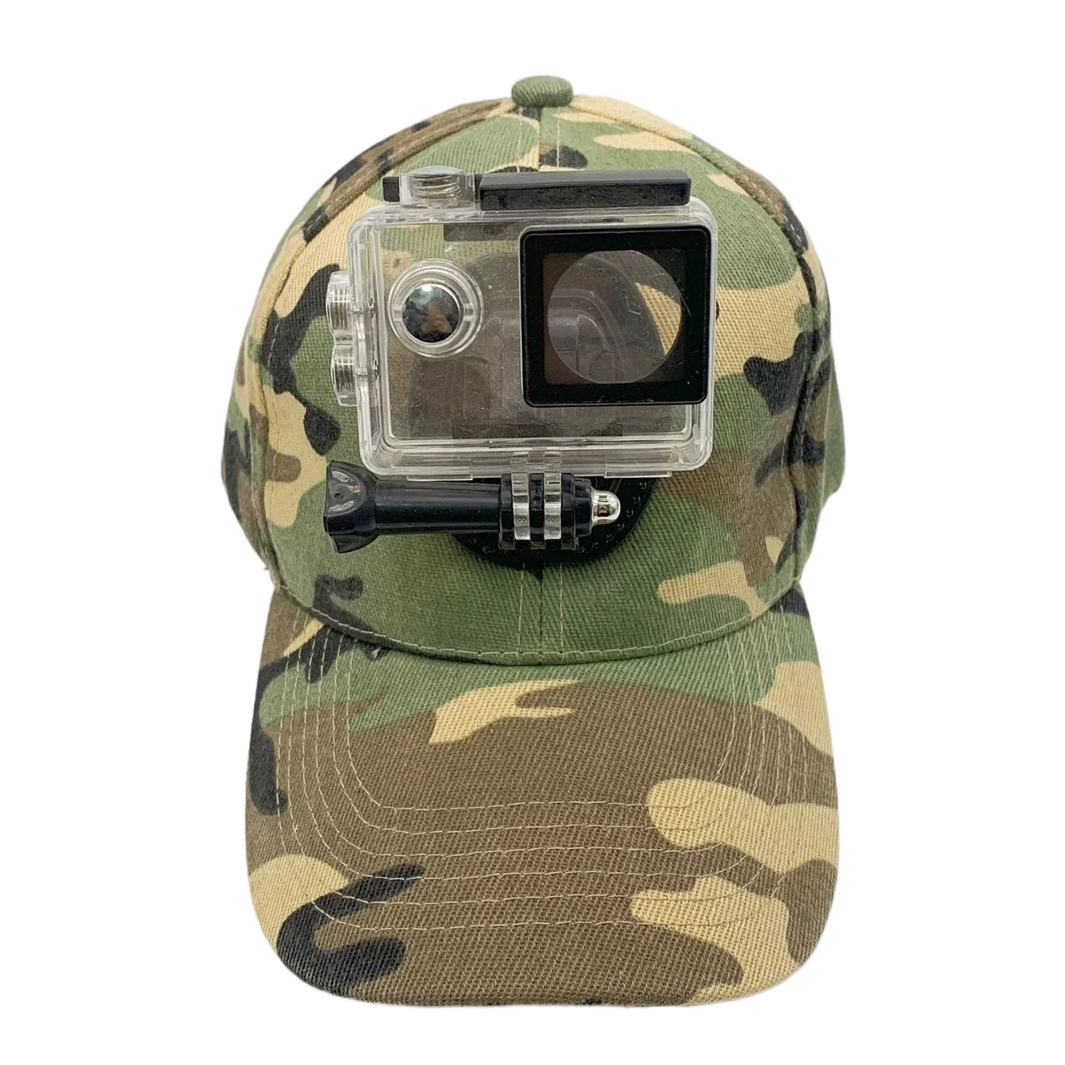 Camouflage-Baseballkappe für GoPro Hero 11 10 9 8 7 Xiaomi Sjcam EKEN DJI Action-Kamera-Zubehör, Outdoor-Sporthut für Insta360 Image