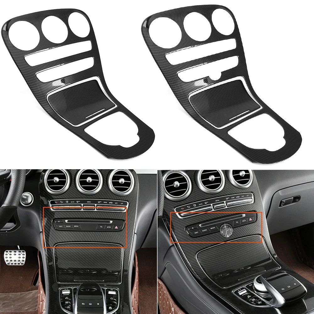 Für Mercedes Benz C-Klasse W205 2015–2018 GLC X253 2016–2018 Mittelkonsolen-Panel, dekorative Abdeckung Image