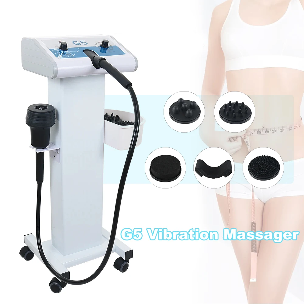 G5 Vibrations massage gerät Schlankheit maschine Fett verbrennung mit 5 Köpfen Cellulite entfernen Körper Taille Massage für Salon Spa Beauty-Gerät Image