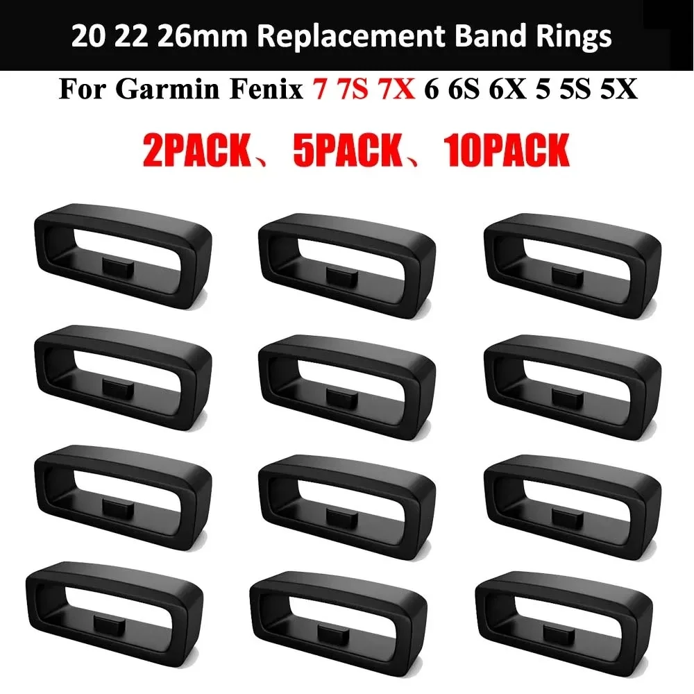 Keeper Loop Sicherheit für Garmin Feni 5X5 5S Plus 6X6 6S Pro 3 HR 7X Forerunner 935 945 Zubehör Halter Retainer Silica Ring Image
