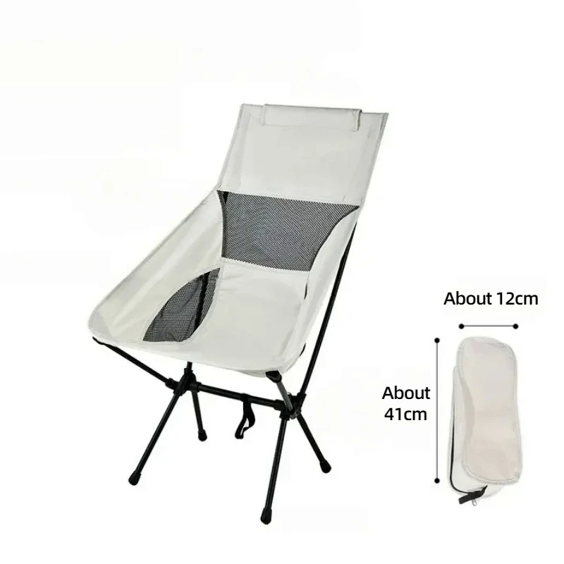 Rosa Eichhörnchen Camping Mond Stuhl hohe Rückenlehne ultraleichten Klappstuhl tragbare 90kg Lasts tühle Outdoor Angels tuhl