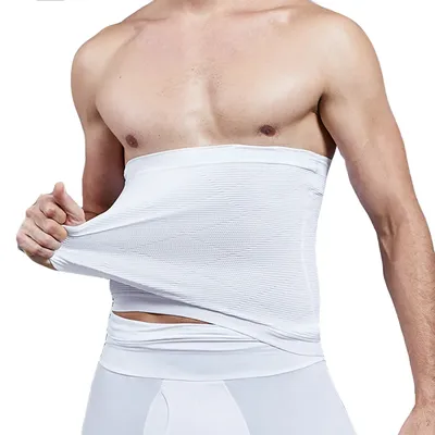 Männer Body Shaper Abnehmen Taille Trainer Gürtel Korsett Bauch Bauch Shaper Bauch Kontrolle Fitness Kompression Shape wear Image