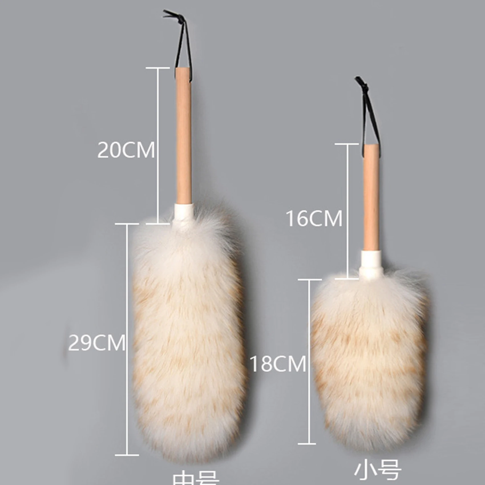 Wolle Duster Haushalt Staub Entfernung Milben Weiche Möbel Auto Reiniger Pinsel Anti-statische Huhn Feder Duster Pinsel Staub Reiniger Image