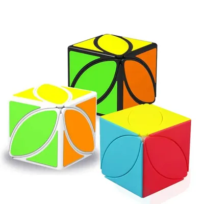 QiYi Mofangge Maple Ivy Zauberwürfel Der Skew Cube Twist Cubes of Leaf Line Puzzle 56mm Zauberwürfel Image