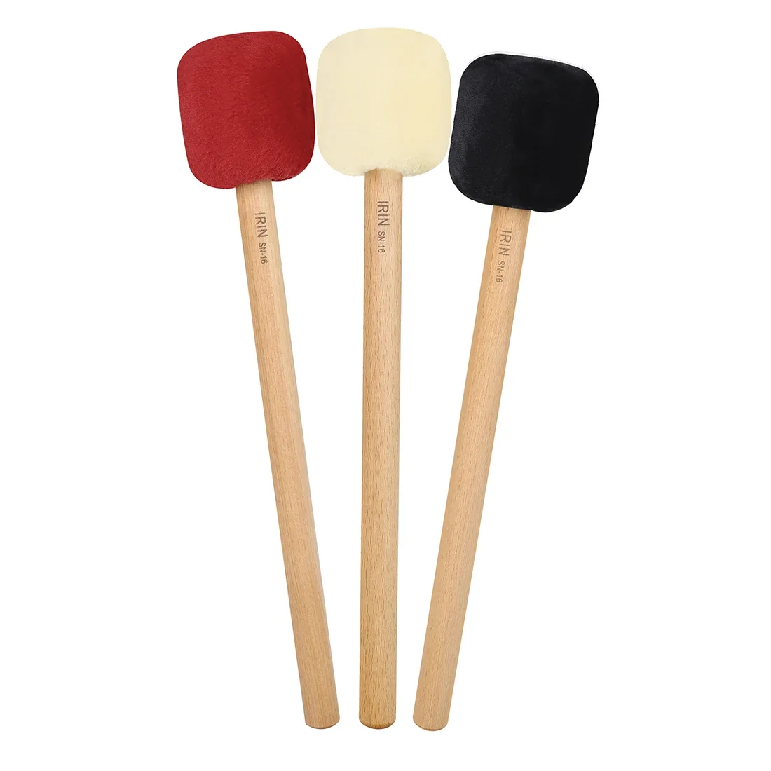  IRIN Big Drum Mallet Klangschale Mallet Gong Mallet Buche Mallet für Klangschale Gong Stick Percussion Instrument Teile Image