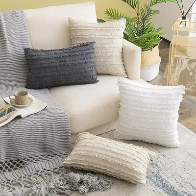 30*50 Baumwolle Leinen dekorative Kissen bezug weiche Funda Cojin Wohnzimmer Sofa Kissen bezug Wohnkultur Kissen bezug nordisch Image