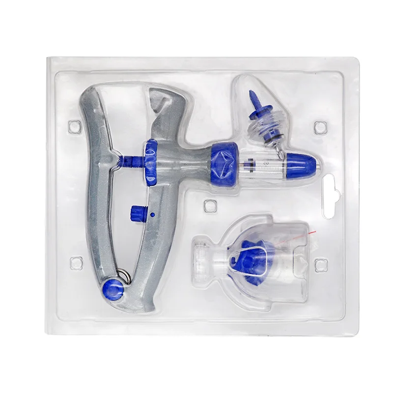 1 ml 2 ml 5 ml Automatischer Veterinärinjektor Kontinuierliche Spritze Einstellbar Langlebiger Impfsinjektor Huhn Geflügel Werkzeug Image