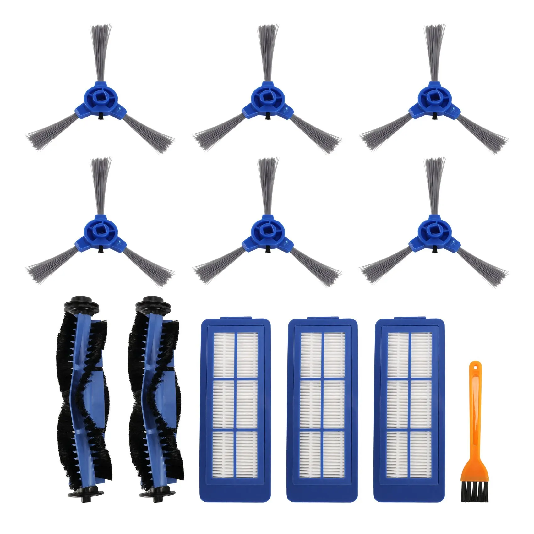 Set für Eufy Robovac 11s Max, Robovac 30c Max, Robovac G10, Robovac G30, Edge- 13 Stück Ersatzteile Bürsten filter Image