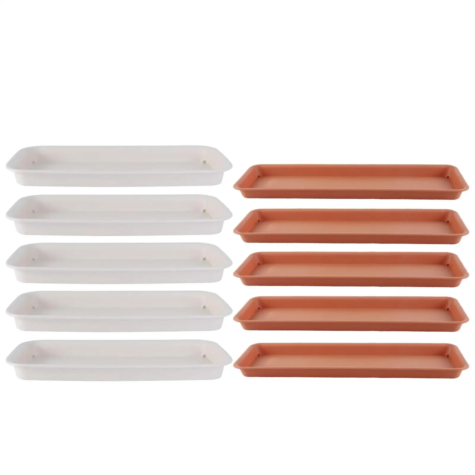 5 Stück Pflanzen Untertassen Pflanzen tabletts Pflanz gefäße Pflanzen topf Untertassen für Hof Balkon Fensterbank drinnen Innenhof Image