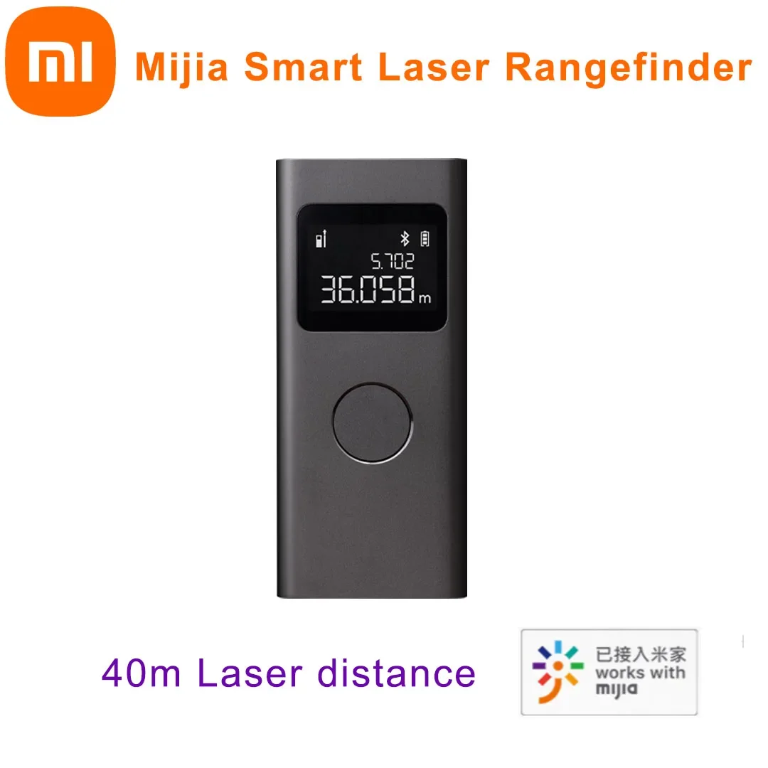 Xiaomi Mijia Smart Laser Maßband Entfernungsmesser Intelligentes 40M LCD-Display Laser-Entfernungsmesser Verbinden Sie mit der MiJia App Mihome Image