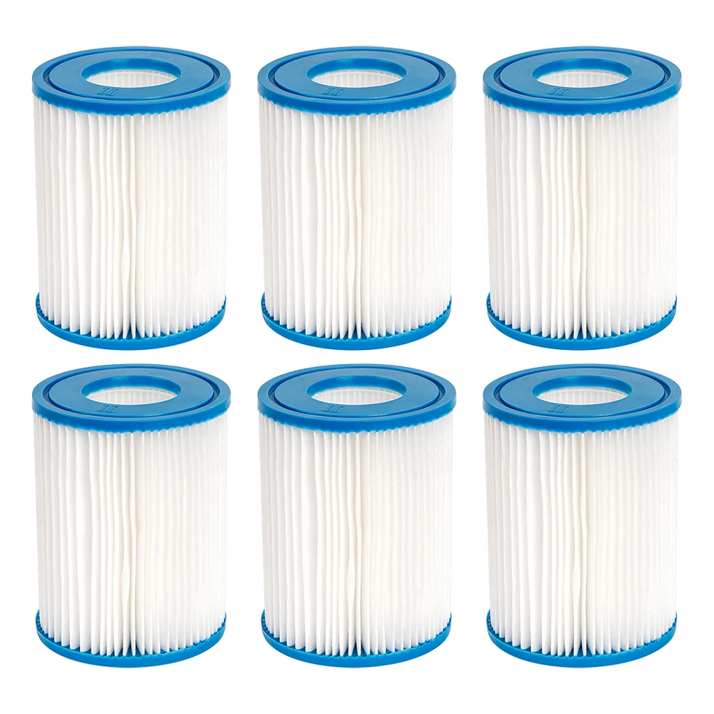 Filterkartusche Typ II für Bestway-Schwimmbad, Ersatz-Whirlpools-Filter, kompatibel mit Lay Z SPA-Filterpumpe Image