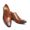 2022 neue Männer Kleid Handgemachte Schuhe PU Leder Männlichen Oxford Italienischen Klassischen Vintage Lace-up männer Brogue Schuhe oxford Größe 38-48