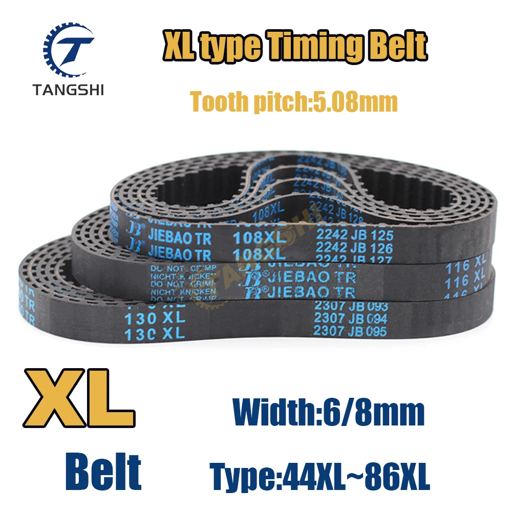XL Zahnriemen Breite 6/8 mm Typ: 44XL 46XL 48XL 50XL 54XL 56XL 60XL 64XL 66XL 68XL 70XL 72XL 74XL 76XL 78XL 80XL 82XL 84XL 86XL Image