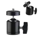 Heißer Schuh 1/4 Schraube Loch Stativ Halterung Kamera Kopf Adapter Kugelkopf mit Schloss LED Licht Flash Halterung Halter Für DSLR DV Kameras
