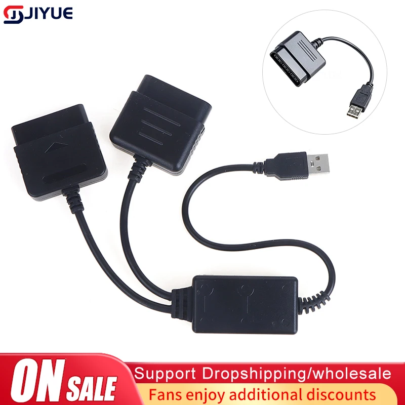 Für Sony PS1 PS2 PlayStation Dualshock 2 Joypad Game Pad auf 3 PS3 PC USB Games Controller Adapter Konverterkabel ohne Treiber