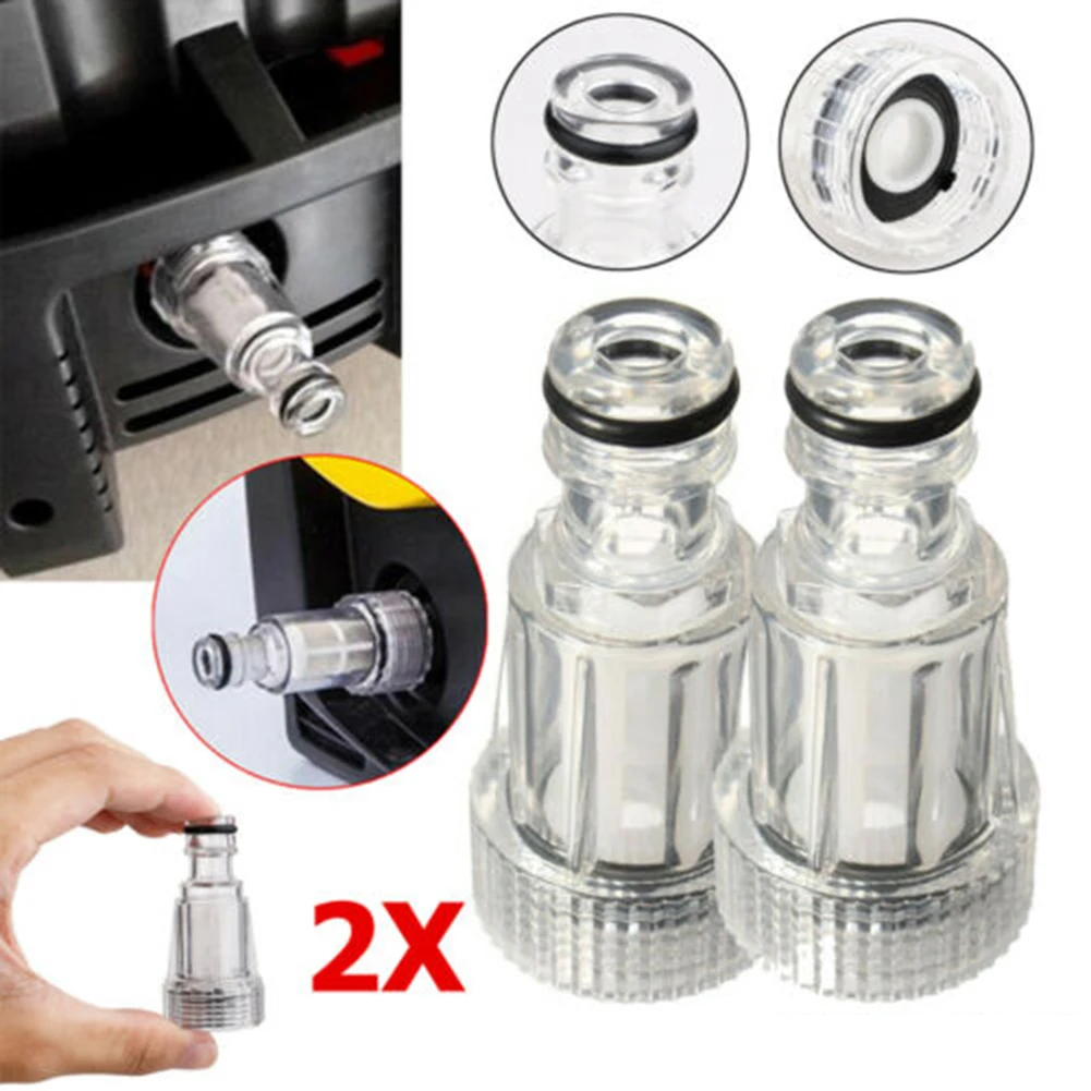 2 Stück Hochdruck Auto sauber Waschmaschine Wasserfilter Anschluss Anschluss Werkzeug Anschluss Zubehör für Wasserfilter