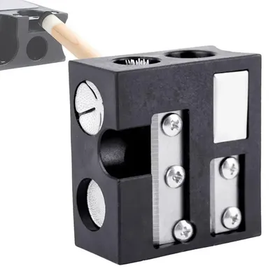 Billard Queue Tip Shaper Mini Billard Queue Spitze Corrector Tragbare Shaper Billard Pool Queue Image