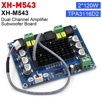 TPA3116 D2 DC 12V 24V 120W * 2 Digitale Audio High Power Verstärker Bord Dual-kanal Stereo High Image