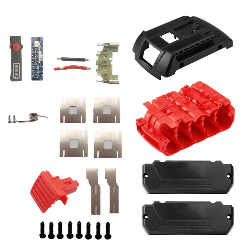 18650 Batterie Fall 18650 5S2P PCB Platine LED Anzeige Für Bosch 18 V 20 v BAT610 BAT609G BAT618 ohne Batterie Image