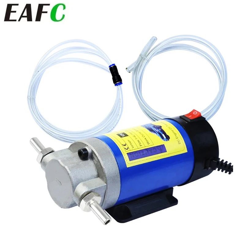 12V elektrische Spülung Saug übertragungs wechsel pumpe Motoröl Diesel Absaug pumpe 100w 4l für Auto Motorräder Boote Image