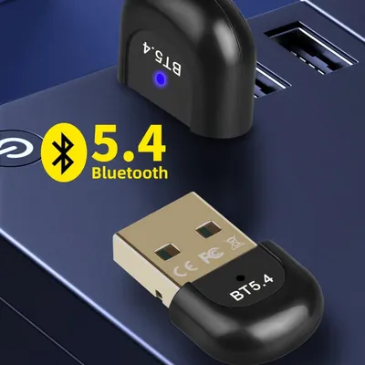 USB Bluetooth 5,4 Adapter Wireless 5,3 Dongle für PC-Lautsprecher Wireless Maus Tastatur Musik Audio Image