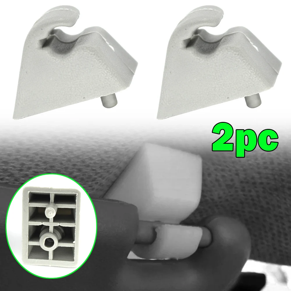 2X Für Opel Vauxhall Vectra Vivaro EINE Astra F Corsa Combo B Carlton Tigra Senator Auto Sonnenblende Halterung Clip halter Styling Image
