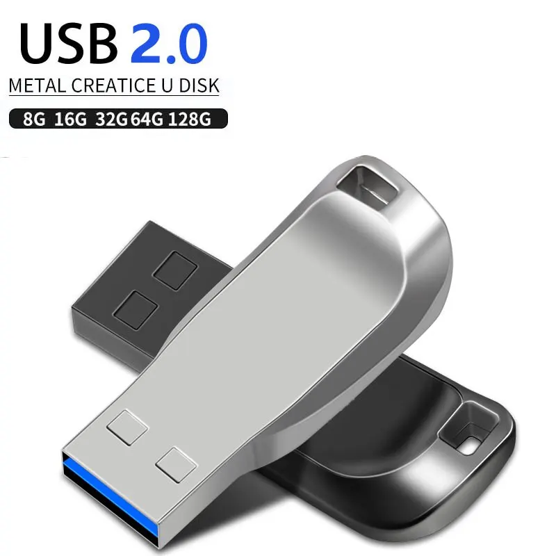 NEUES USB-Flash-Laufwerk 2.0 High Speed 128 GB 64 GB 32 GB 16 GB 8 GB Cle USB 2.0 Flash-Stick 64 GB 128 GB Metall 2.0 Stick Pen Drive