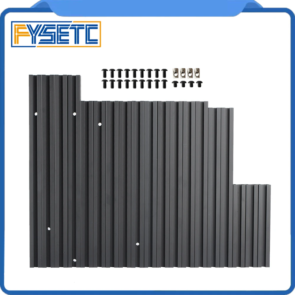 Fysetc winzig-m3 d drucker rahmen kit 2020 schwarz blau rosa europäischer standard micro winziges rahmen profil kit für winzige m 3d drucker Image